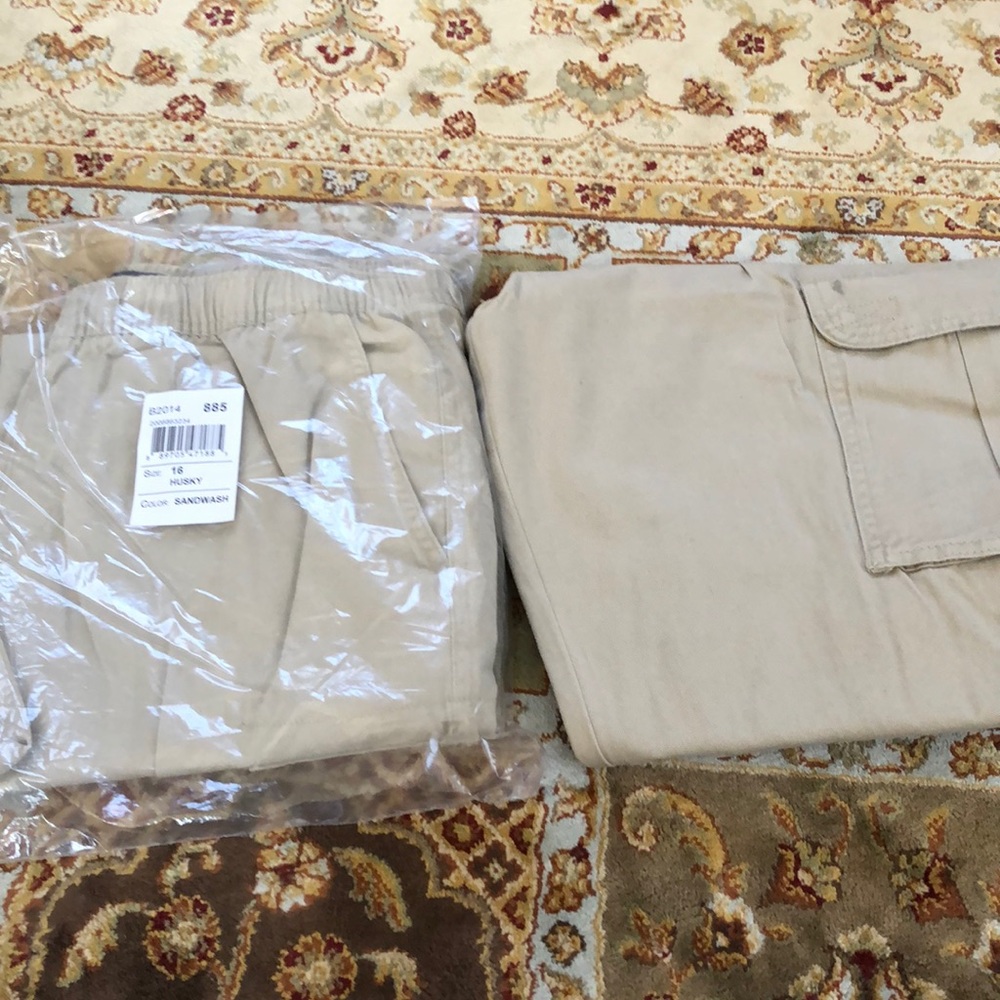 Bundle of Adidas sweatpants and Two NWT husky